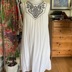 Max Studio Cotton Tent Dress